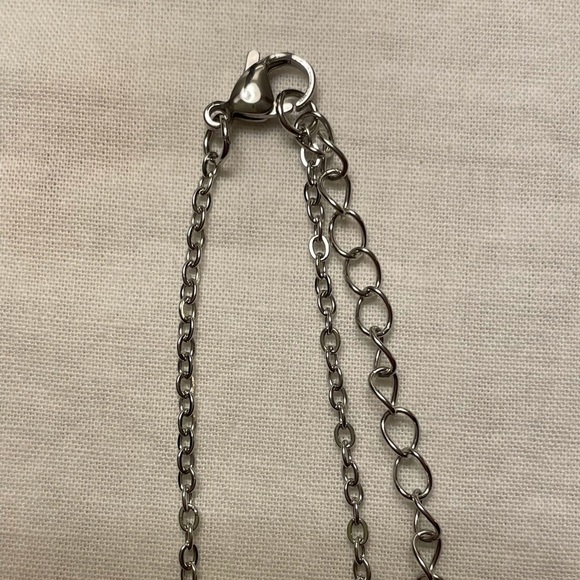 Faux Turquoise Bar Necklace - Picture 7 of 10